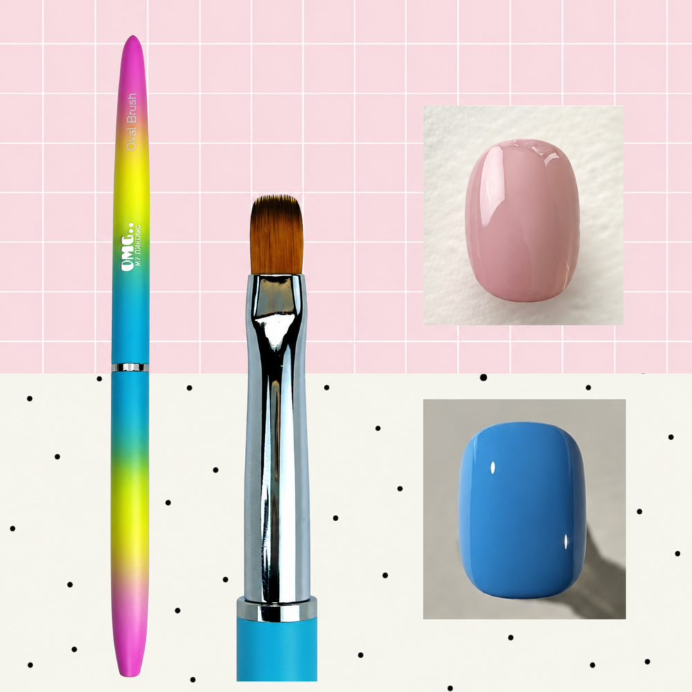 Кисточка для геля OMG..My Darling Brush for gel 10 мм, фото 2