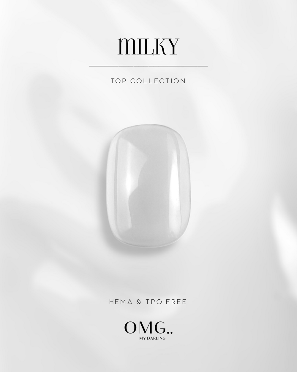 Топ без липкого слоя OMG..My Darling Milky 10 мл, фото 6