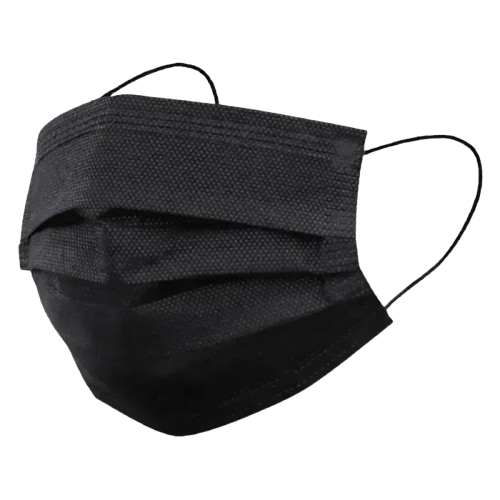 Маски одноразовые Yankor (50 шт/уп), черные, фото 2