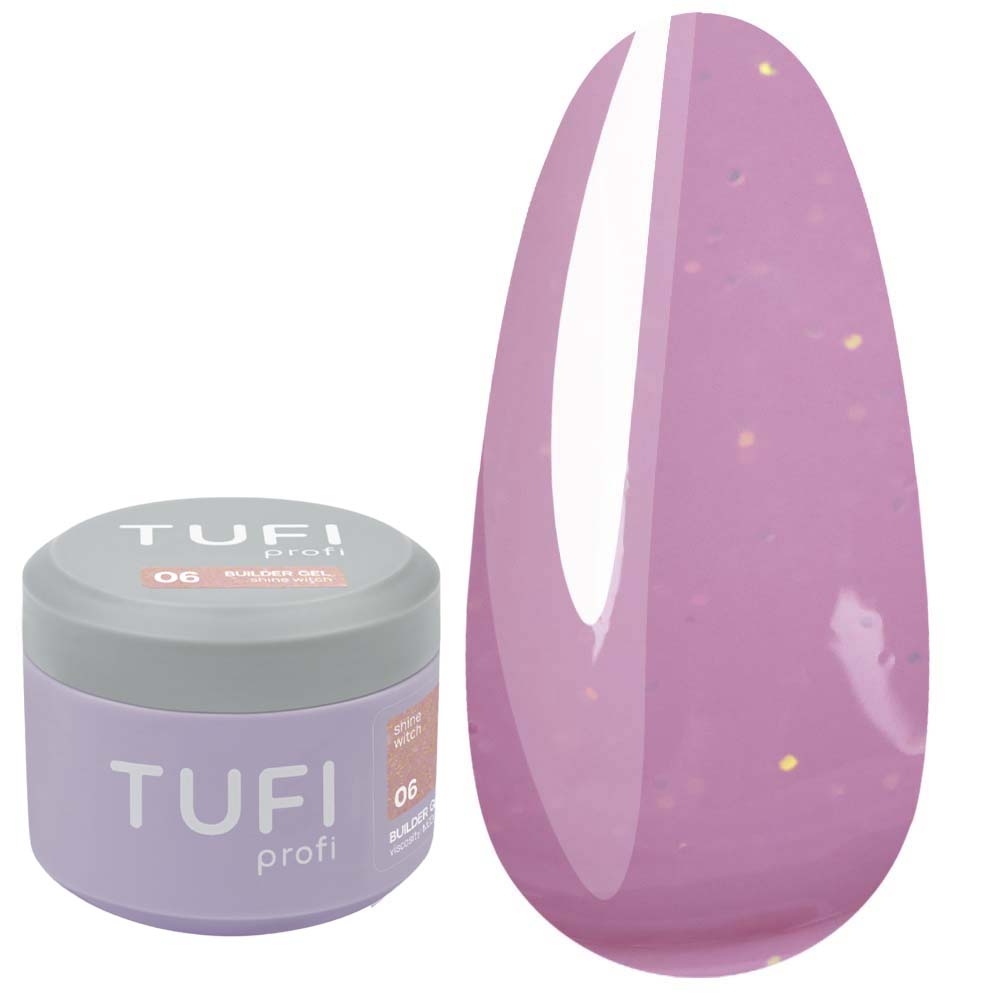 Гель для нарощування TUFI profi Builder Gel №06 Shine Witch 30 мл, фото 1