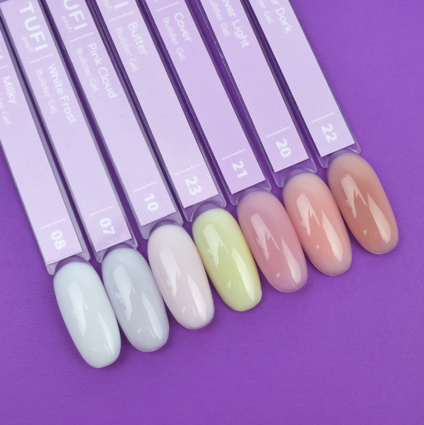 Гель для наращивания TUFI profi Builder Gel №18 Crystal 30 мл, фото 3