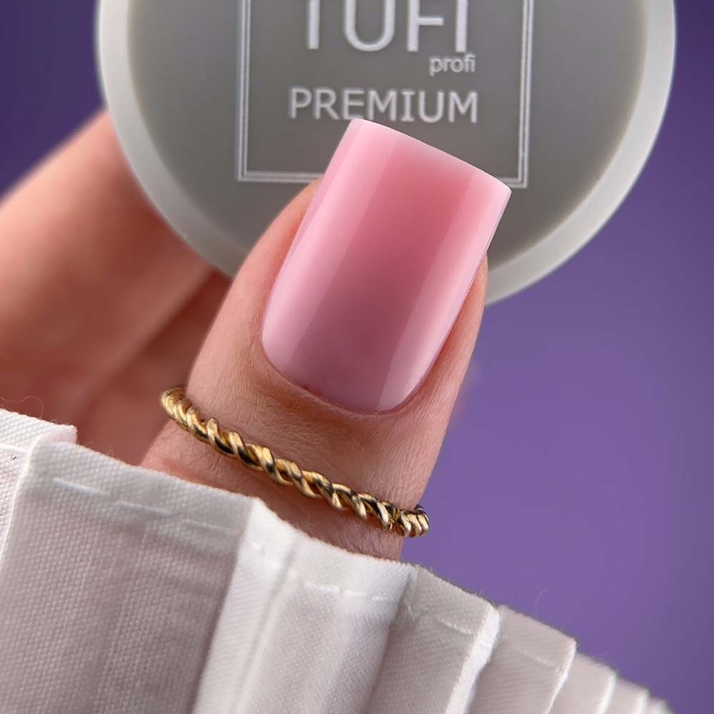 Гель для наращивания TUFI profi Builder Gel №12 French Pink 50 мл, фото 2