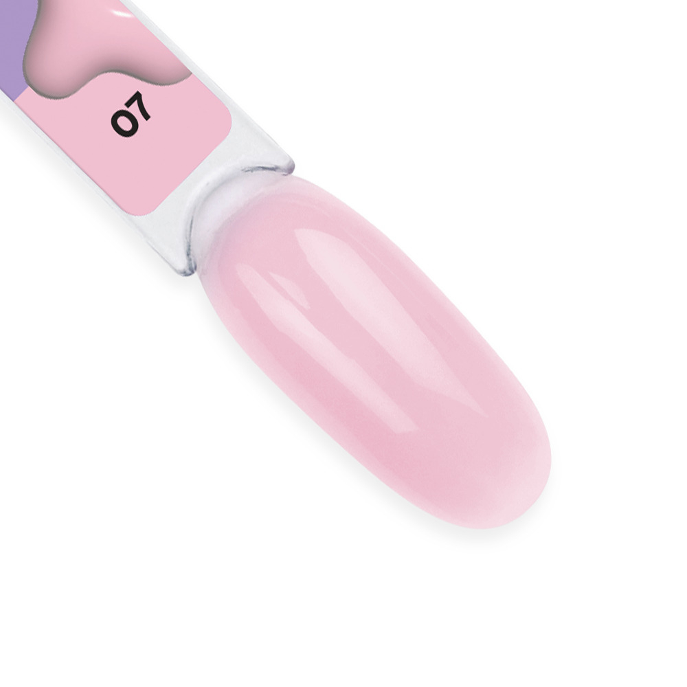 База камуфлирующая TUFI profi Cover base №07 Petal нежно розовая 10 мл, фото 2