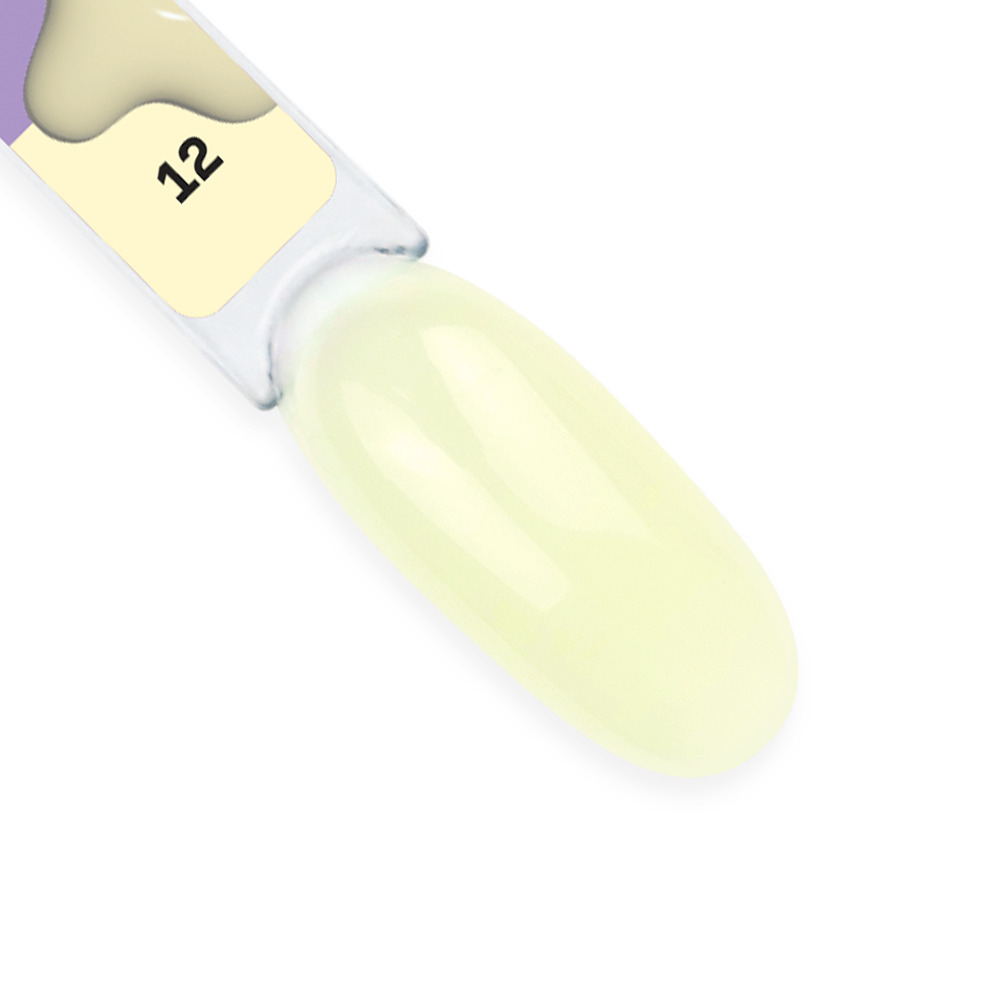 База камуфлирующая TUFI profi Cover base №12 Butter пастельно желтая 10 мл, фото 2