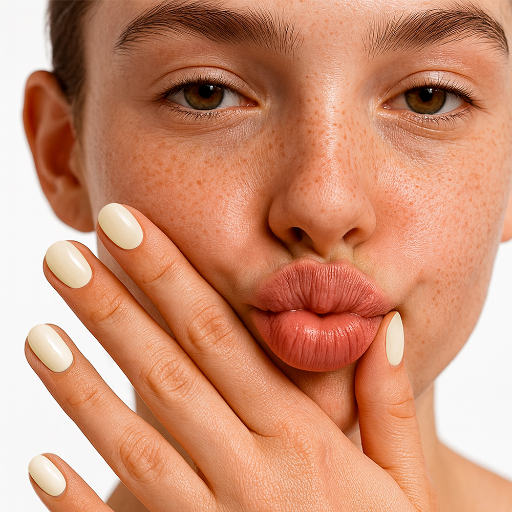 База камуфлирующая TUFI profi Cover base №13 Almond серо желтая 10 мл, фото 6