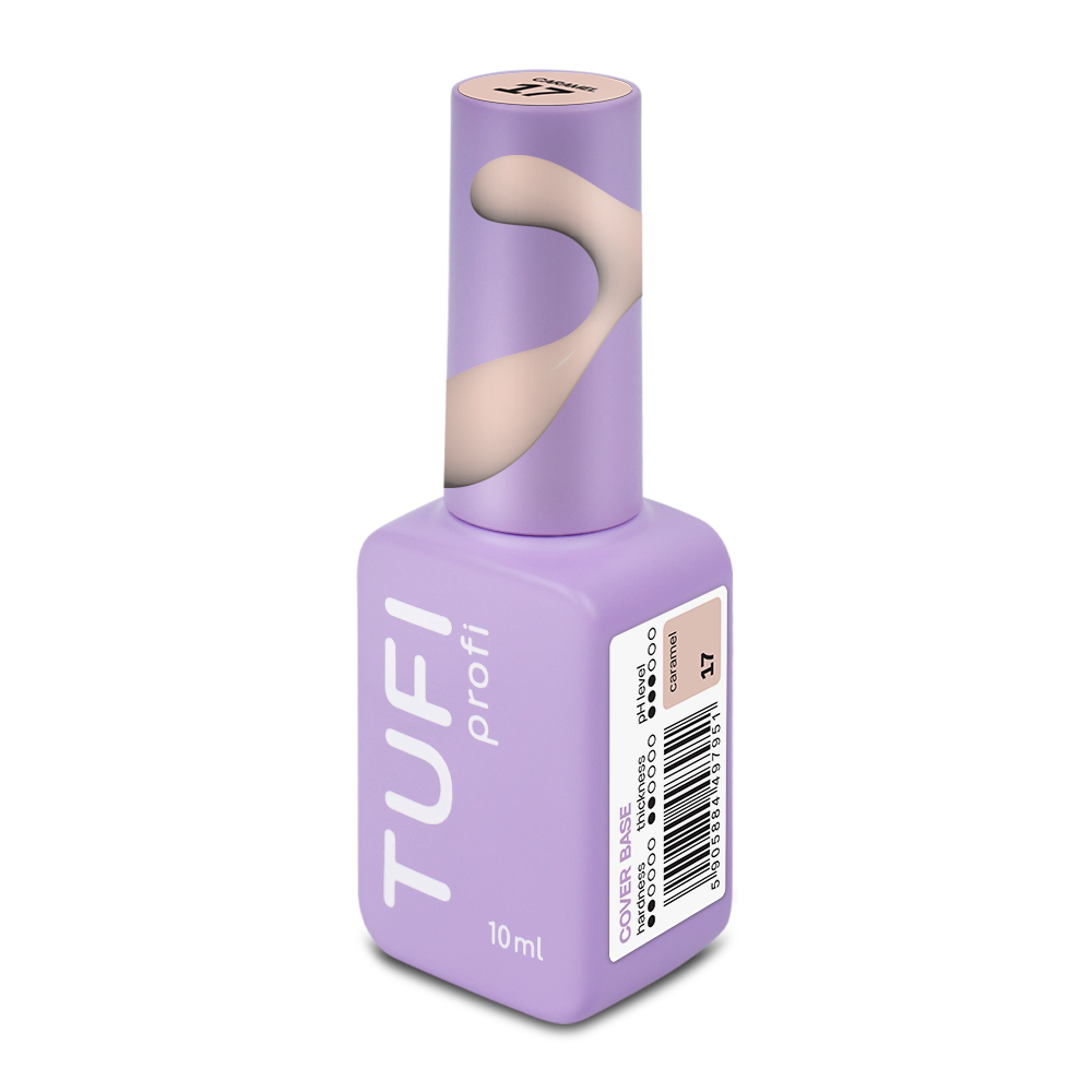 База камуфлирующая TUFI profi Cover base №17 Caramel теплая чудесная 10 мл, фото 10
