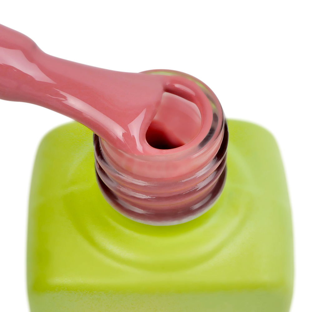 Гель-лак TUFI profi PANTONE №14 Tea Rose пудрово рожевий 10 мл, фото 4