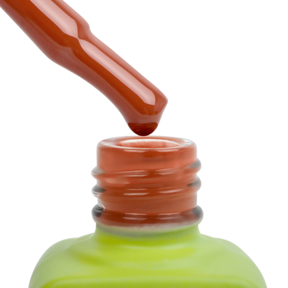 Гель-лак TUFI profi PANTONE №15 Burnt Sienna цегляно теракотовий 10 мл , фото 3