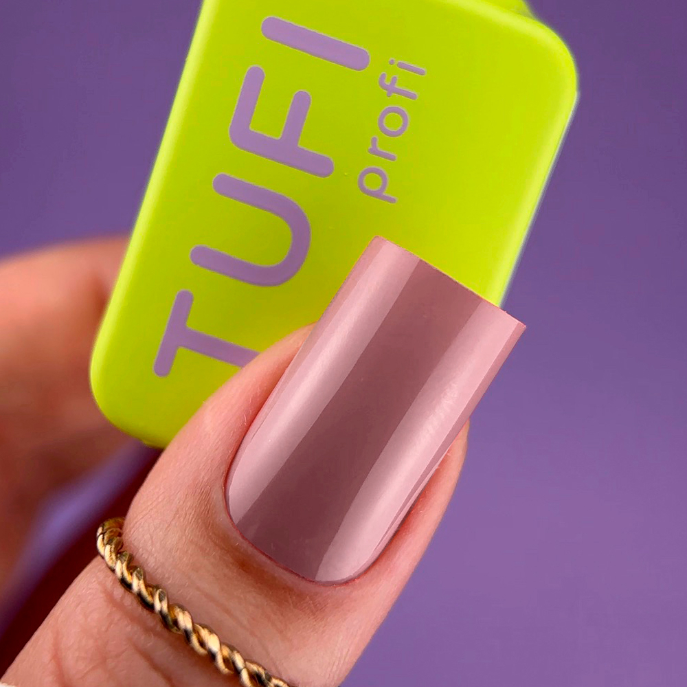 Гель-лак TUFI profi PANTONE №16 Dusty Rose припилений рожевий 10 мл, фото 4