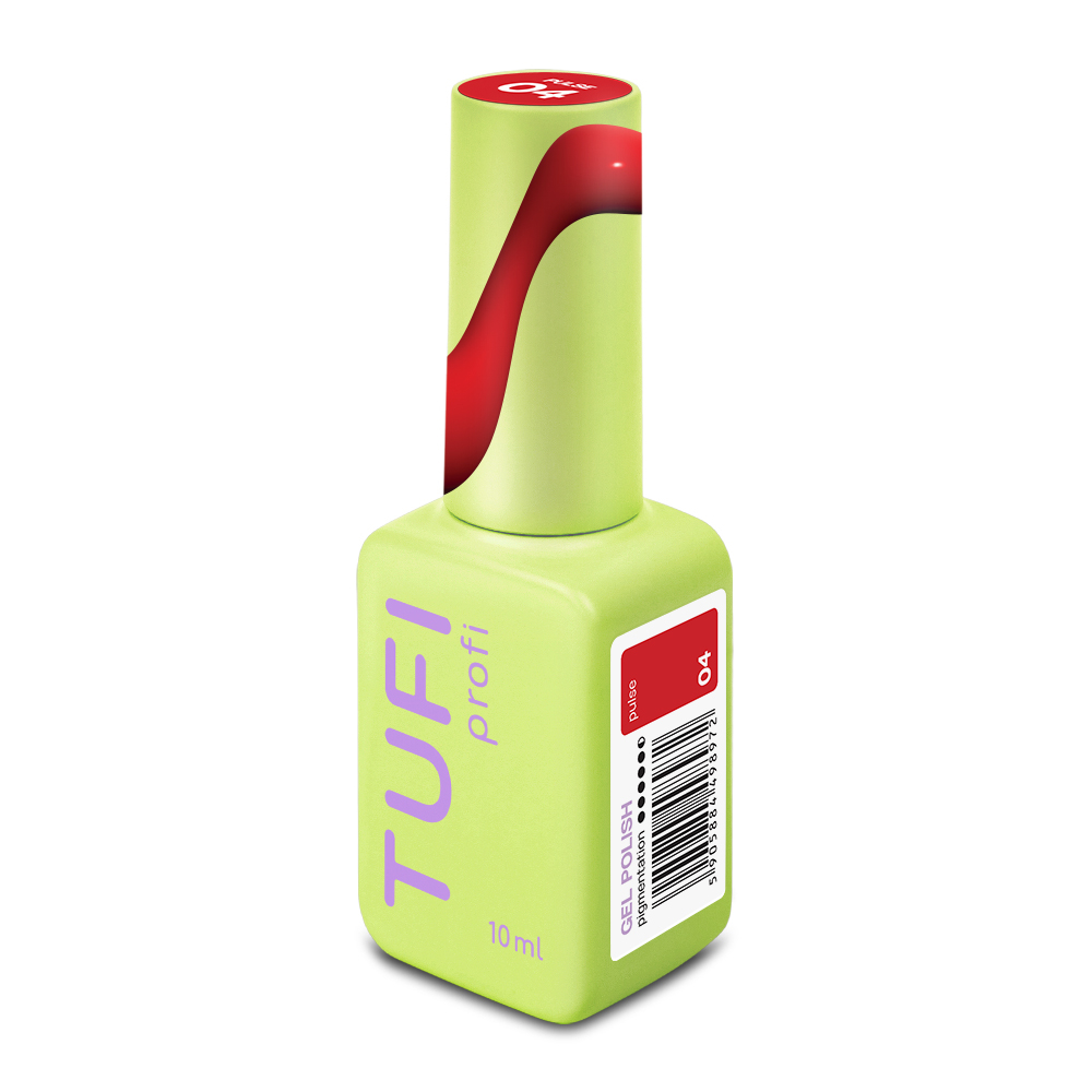 Гель-лак TUFI profi REDLINE №04 Pulse классический красный 10 мл, фото 8