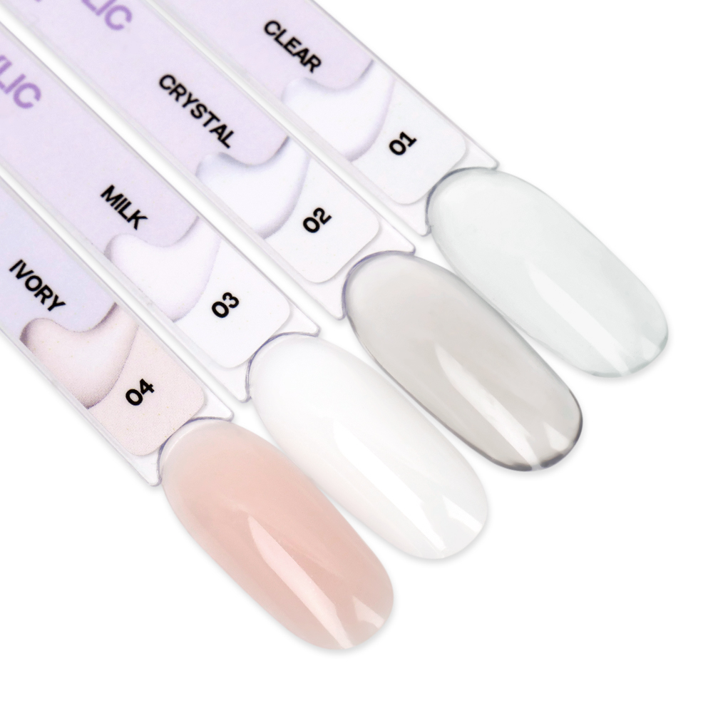 Акригель для наращивания ногтей TUFI profi №01 Clear 30 г прозрачный, фото 5