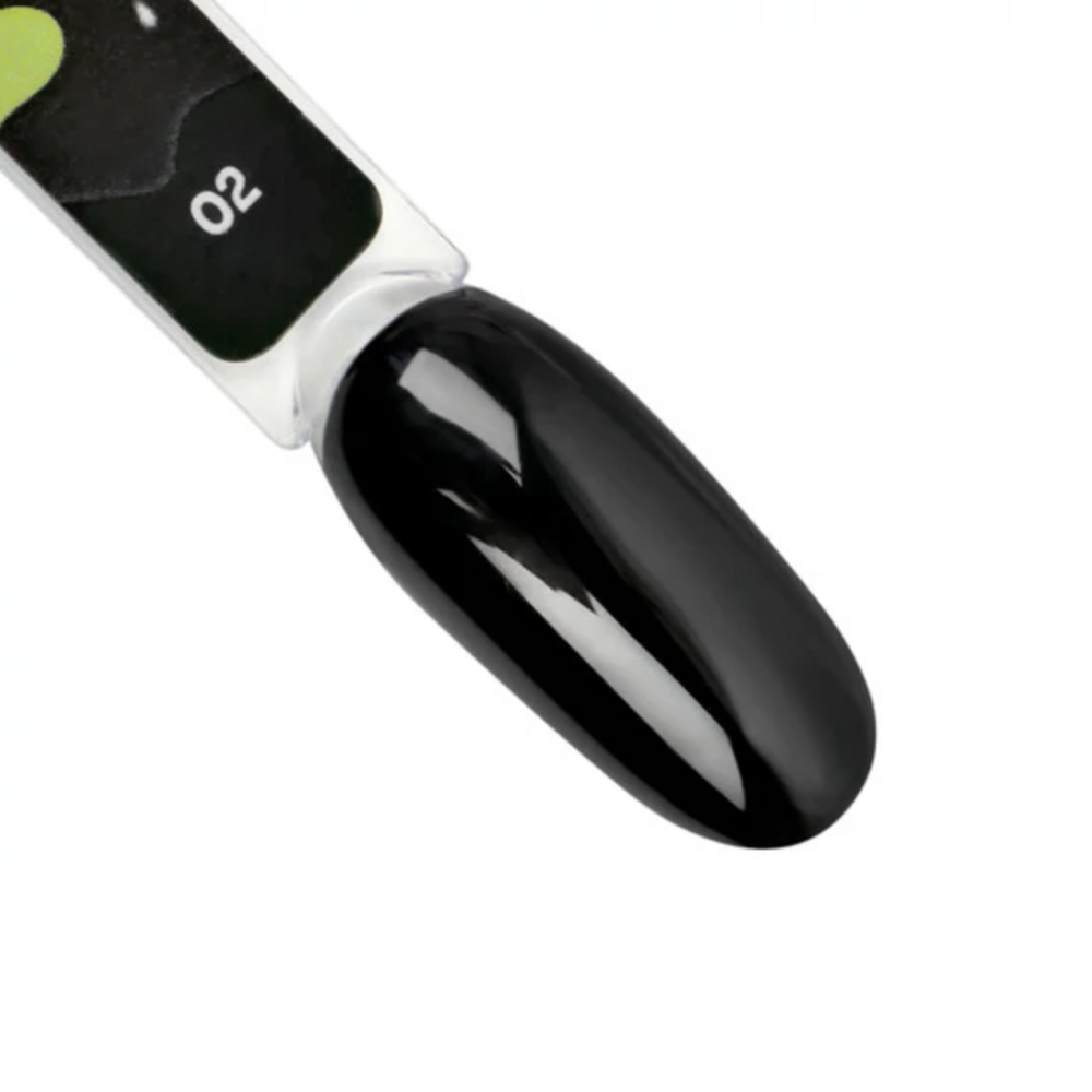 Гель-лак TUFI profi Ultra Black №02 чорний 10 мл , фото 5