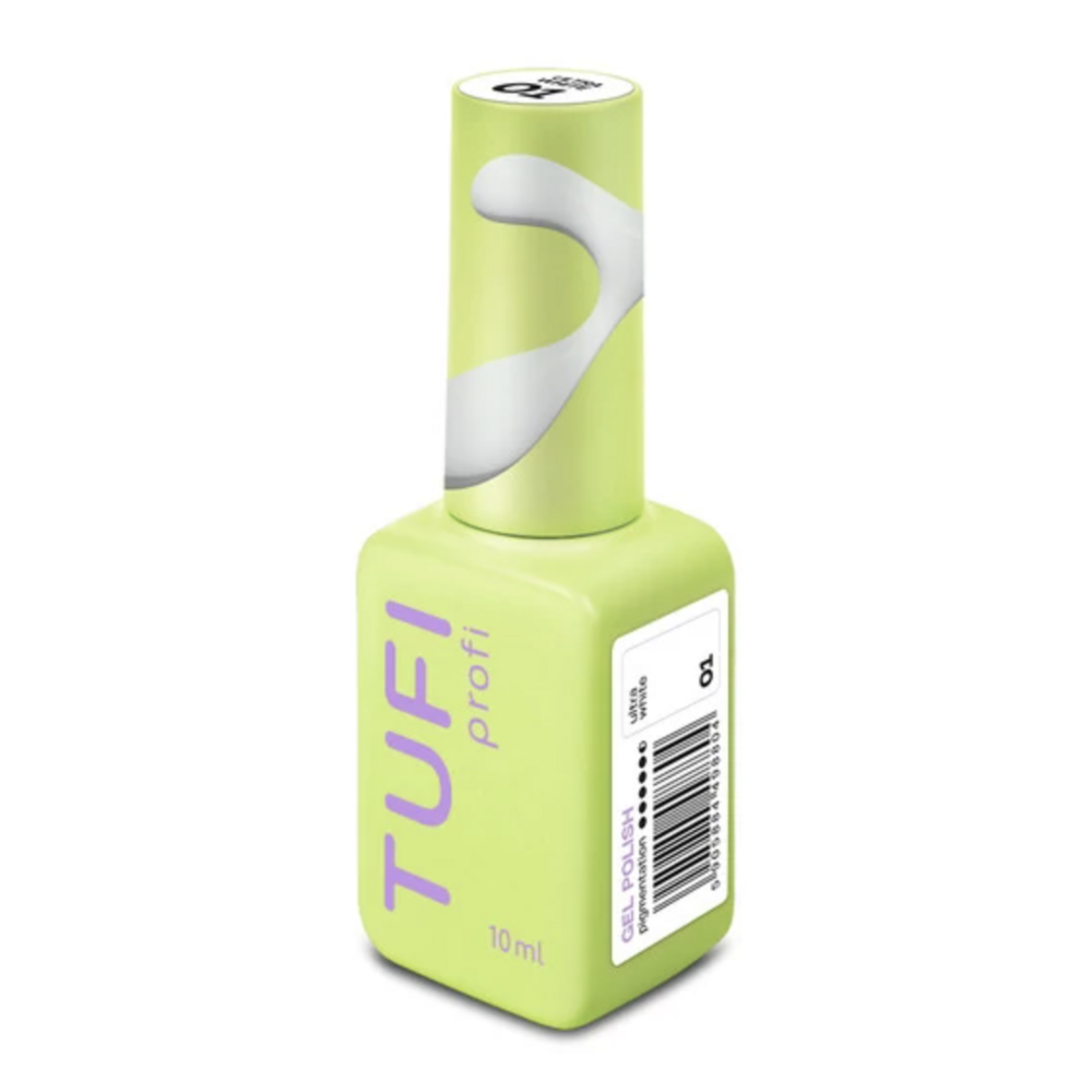 Гель-лак TUFI profi Ultra White №01 білий 10 мл , фото 7