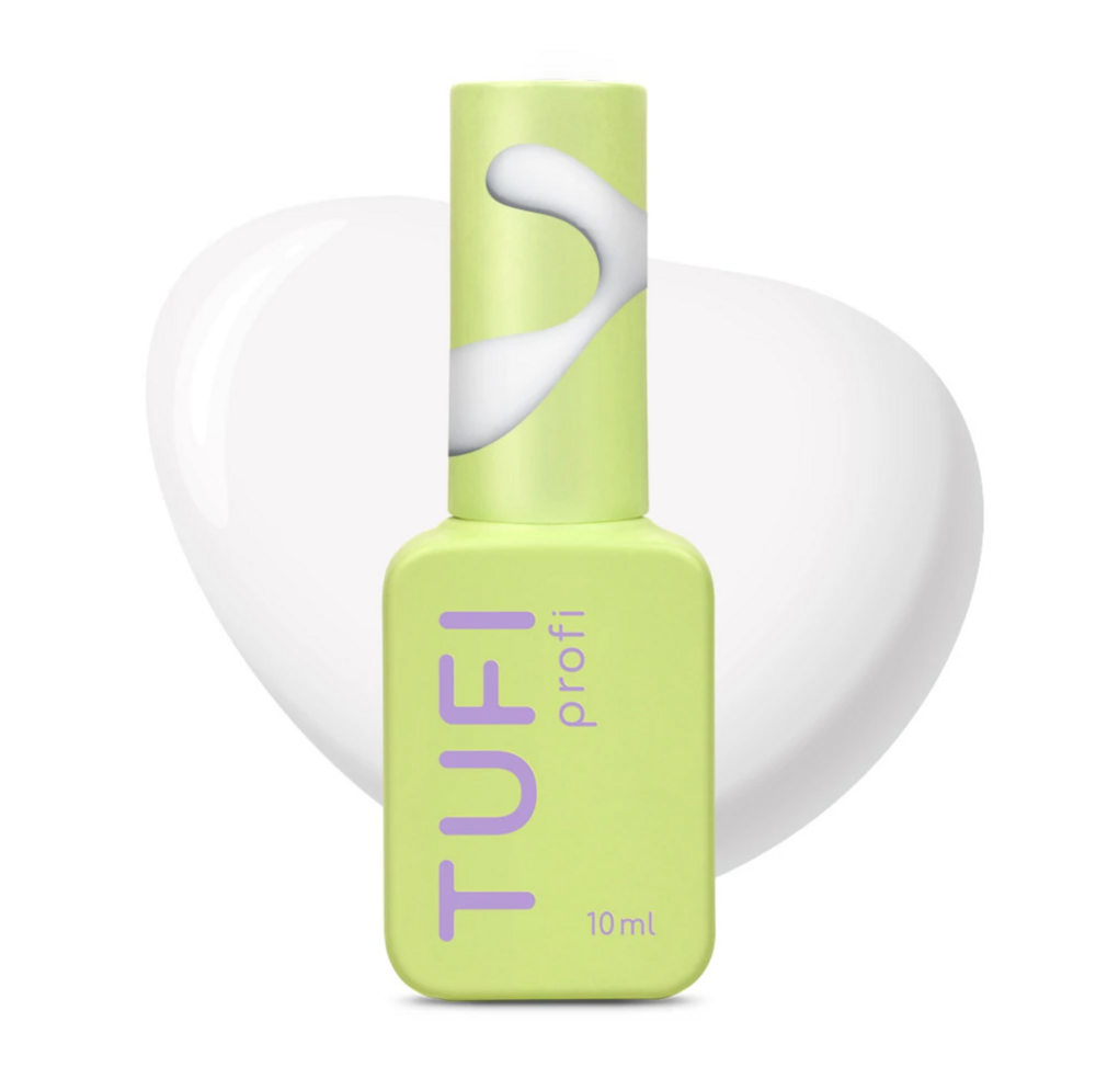 Гель-лак TUFI profi Ultra White №01 білий 10 мл , фото 1