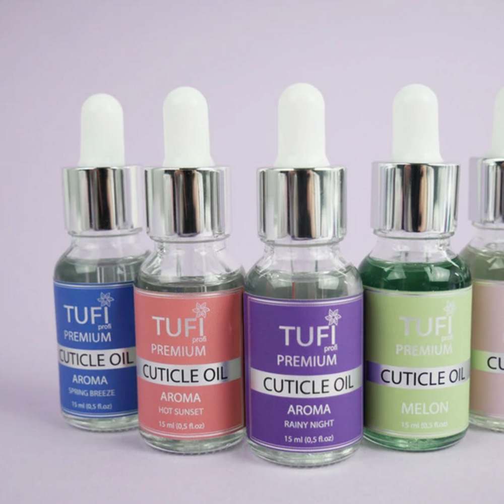 Масло для кутикулы TUFI profi горячий закат 15 мл, фото 5