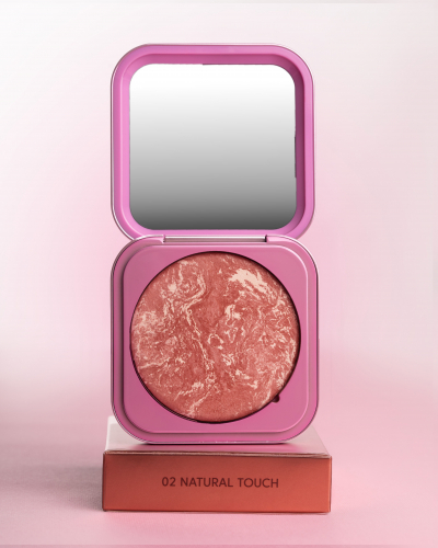 Румяна Zola Velvet Blush Glow 02 Natural Touch 8.5г, фото 5