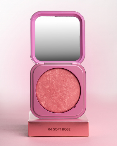 Румяна Zola Velvet Blush Glow 04 Soft Rose 8.5 г, фото 4