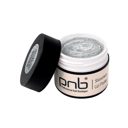 Гель-паста PNB Gel Paste Shimmer №01 Silver 5 мл, фото 2