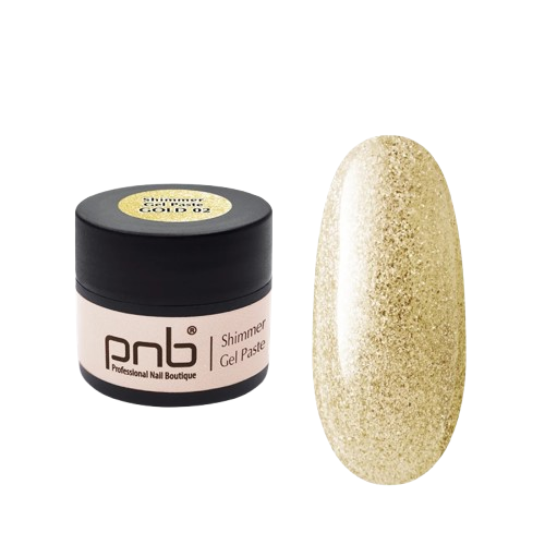 Гель-паста PNB Gel Paste Shimmer №02 Gold 5 мл, фото 1