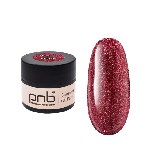 Гель-паста PNB Gel Paste Shimmer №05 Red 5 мл, фото 1