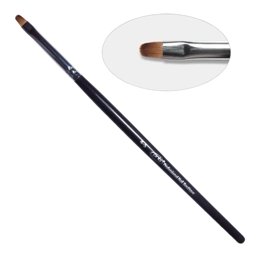 Пензлик для гелю PNB 6G Gel Brush oval 4-s овальний 8 мм , фото 1