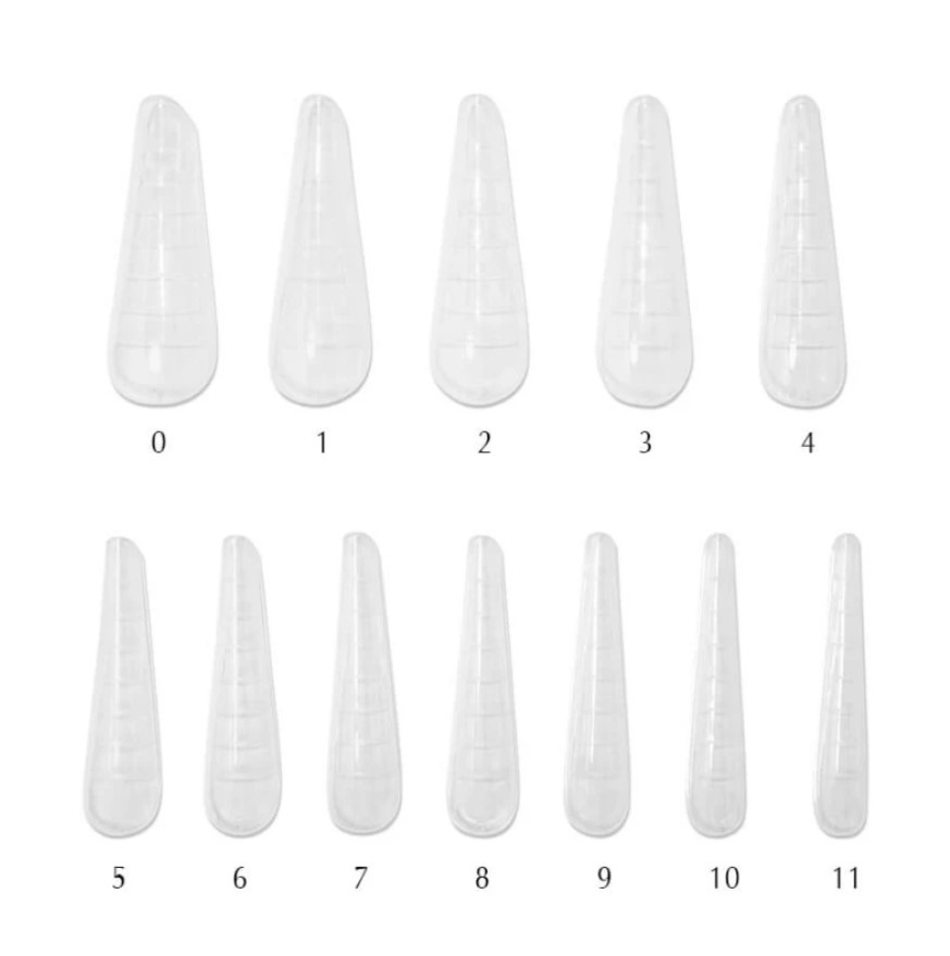 Формы верхние арочные PNB Reusable Upper Arched Nail Forms 120 шт, фото 2