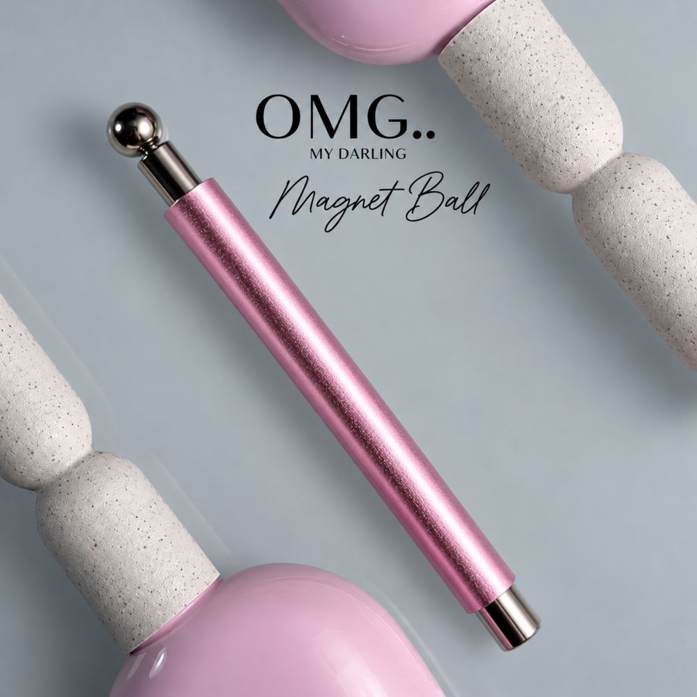 Магніт двосторонній OMG..My Darling Magnet Ball рожевий, фото 1