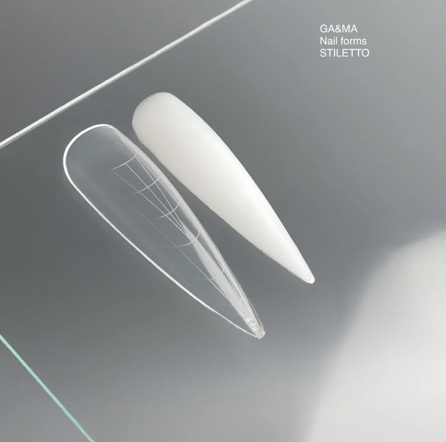 Форми верхні стилет GA&MA Nail forms Stiletto collaboration with @sadovec_yulia 120 шт, фото 4