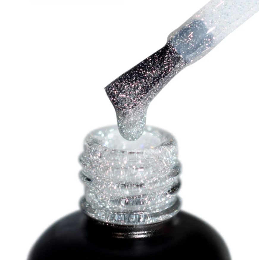 Топ светоотражающий без липкого слоя PNB Shoсk Top Silver No Wipe 8 мл, фото 2