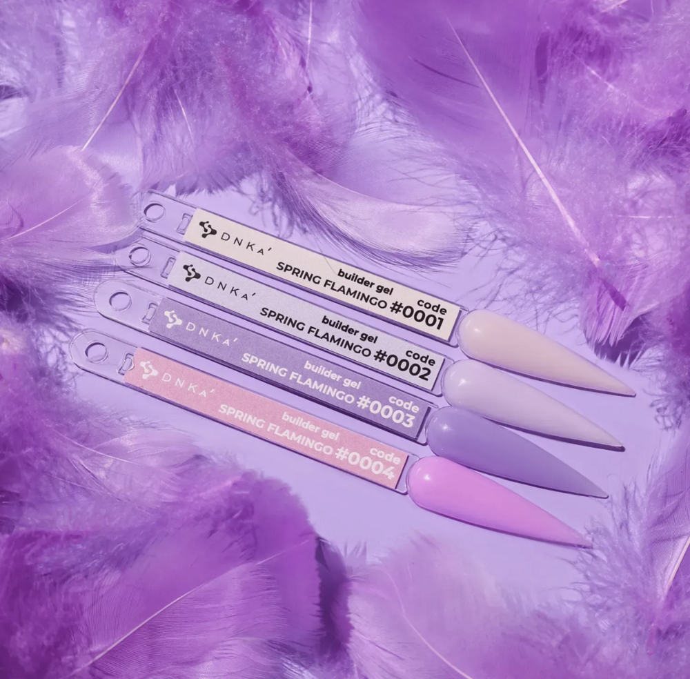 Гель моделирующий DNKa Spring Flamingo №0004 15 мл, фото 3
