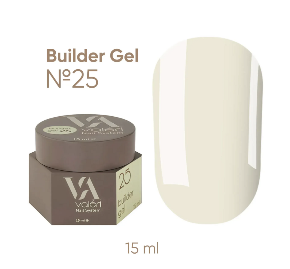 Гель моделирующий Valeri Builder Gel (new collection) №25 15 мл, фото 1