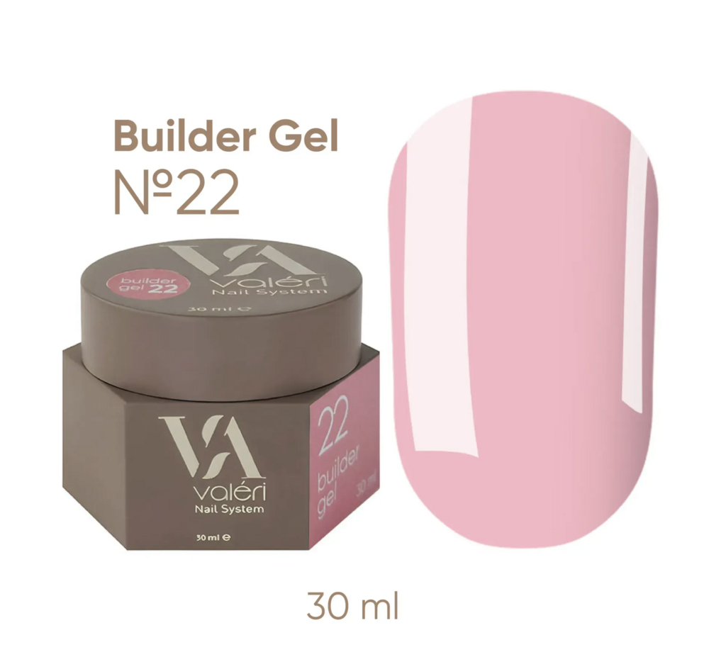 Гель моделирующий Valeri Builder Gel (new collection) №22 30 мл, фото 1