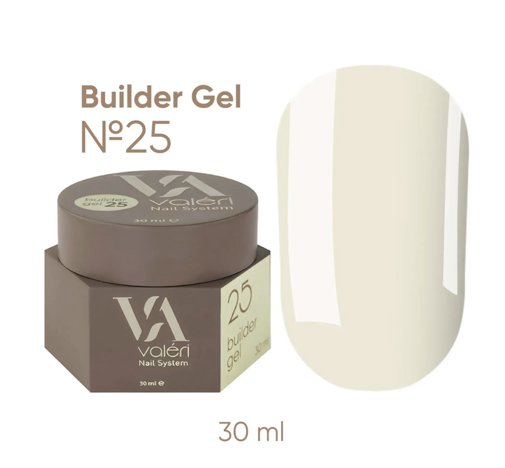 Гель моделирующий Valeri Builder Gel (new collection) №25 30 мл, фото 1