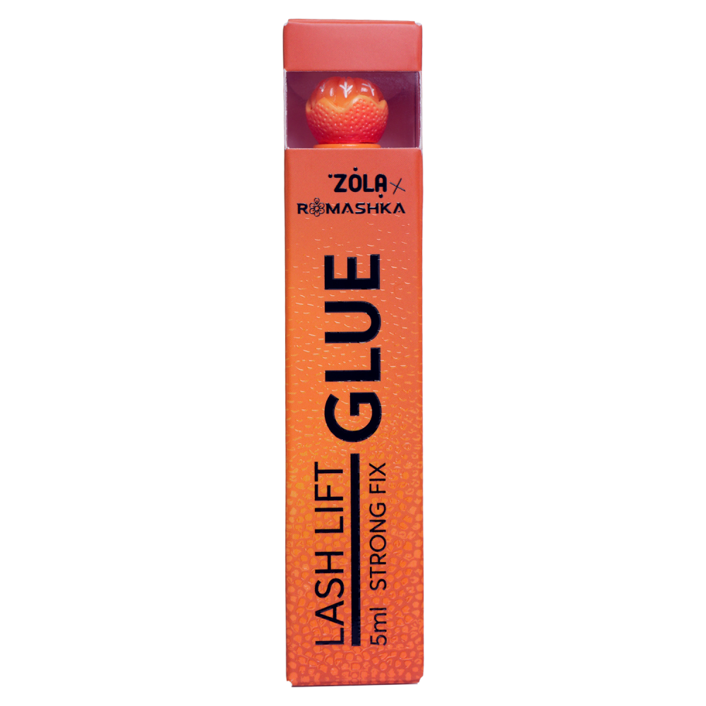 Клей для ламінування вій Zola x Romashka Orange Lash Lift Glue Strong Fix 5 мл, фото 3