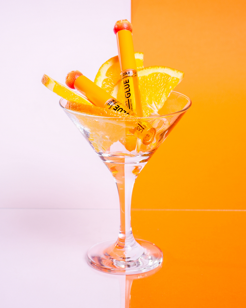 Клей для ламінування вій Zola x Romashka Orange Lash Lift Glue Strong Fix 5 мл, фото 4