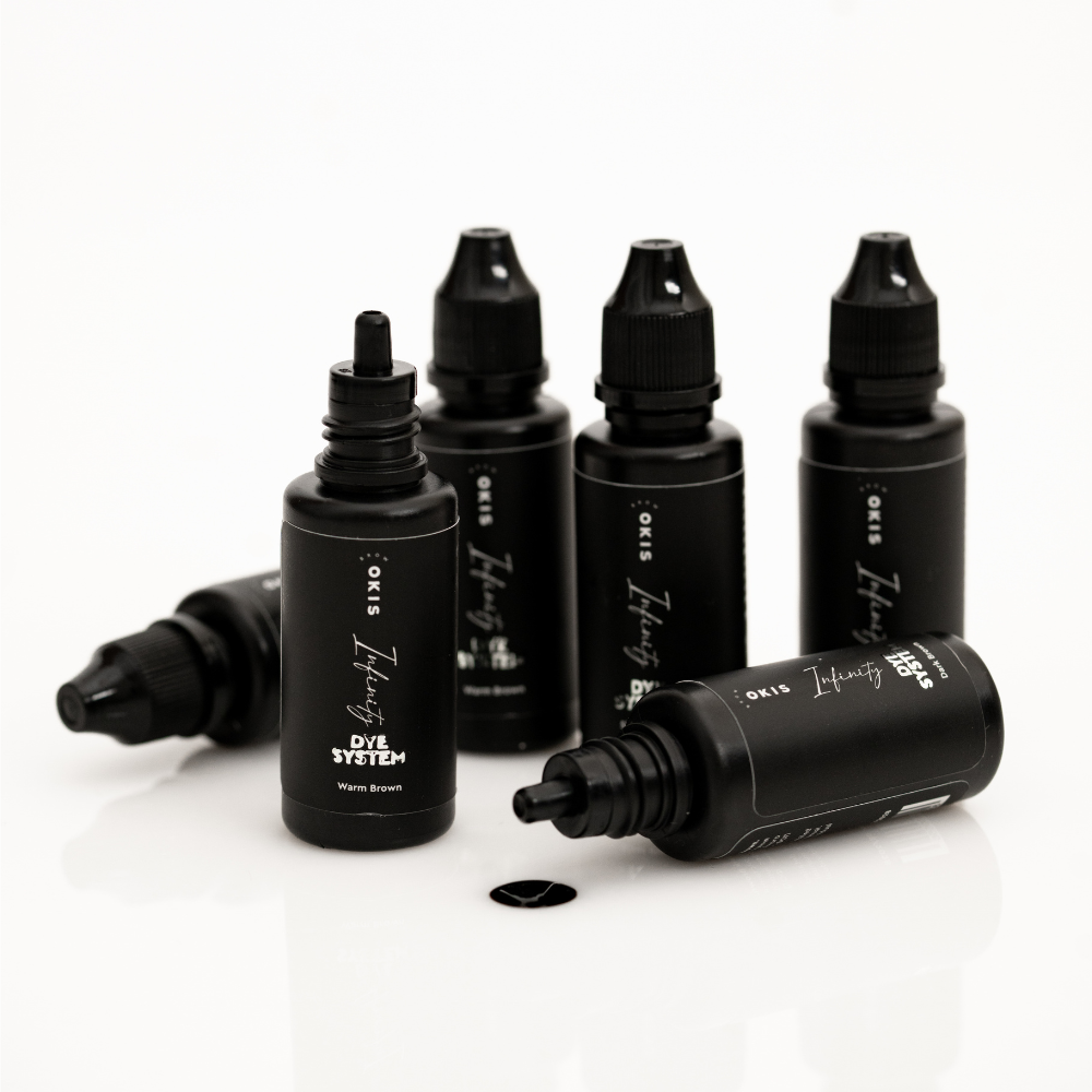  Фарба для брів Okis Brow Infinity Dye System Warm Brown 15 мл, фото 8