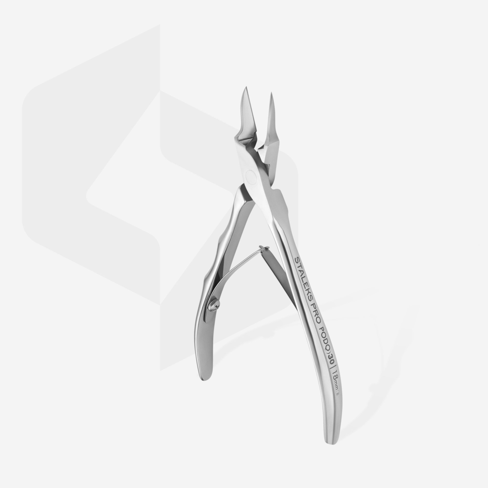 Кусачки подологические для вросшего ногтя Staleks Podo 30 18 мм, фото 1