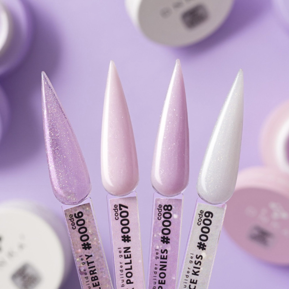 Гель моделирующий DNKa №0007 Pink Pollen 30 мл, фото 2