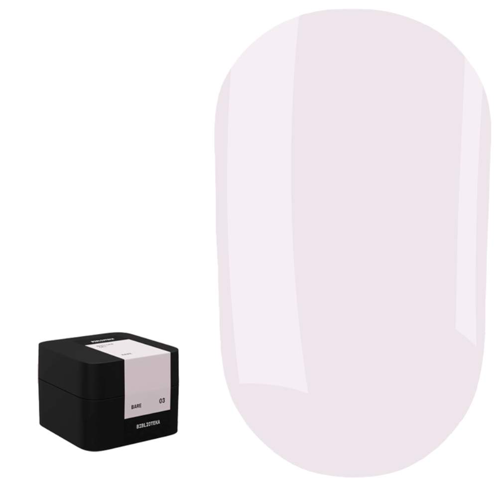 Гель моделюючий Biblioteka Builder Gel №03 Bare Натуральний 15 мл, фото 1