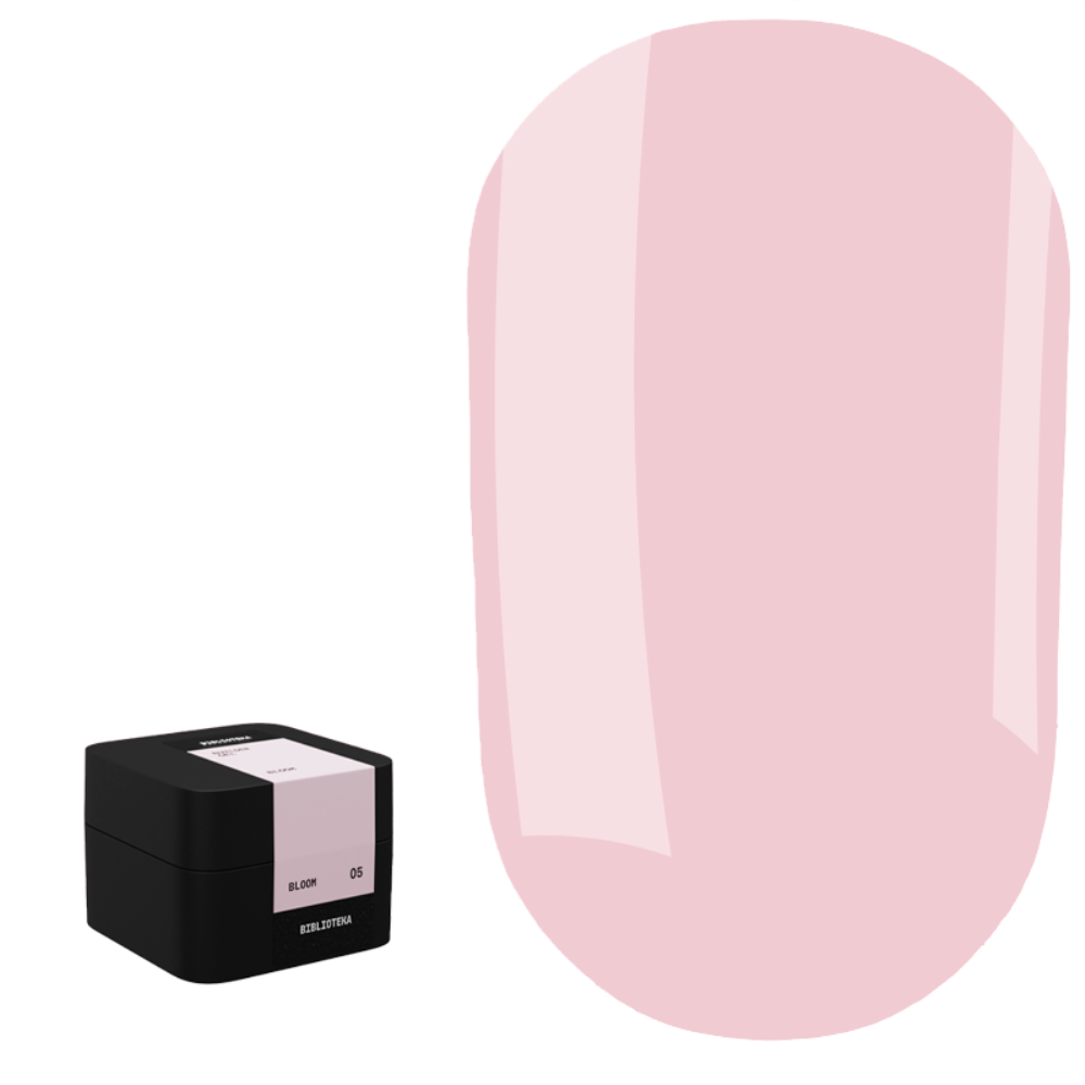 Гель моделюючий Biblioteka Builder Gel №05 Bloom Рожевий 15 мл, фото 1