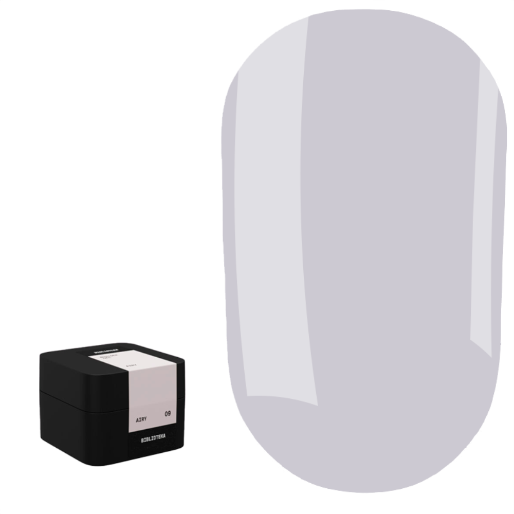 Гель моделирующий Biblioteka Builder Gel №09 Airy Воздушный 15 мл, фото 1