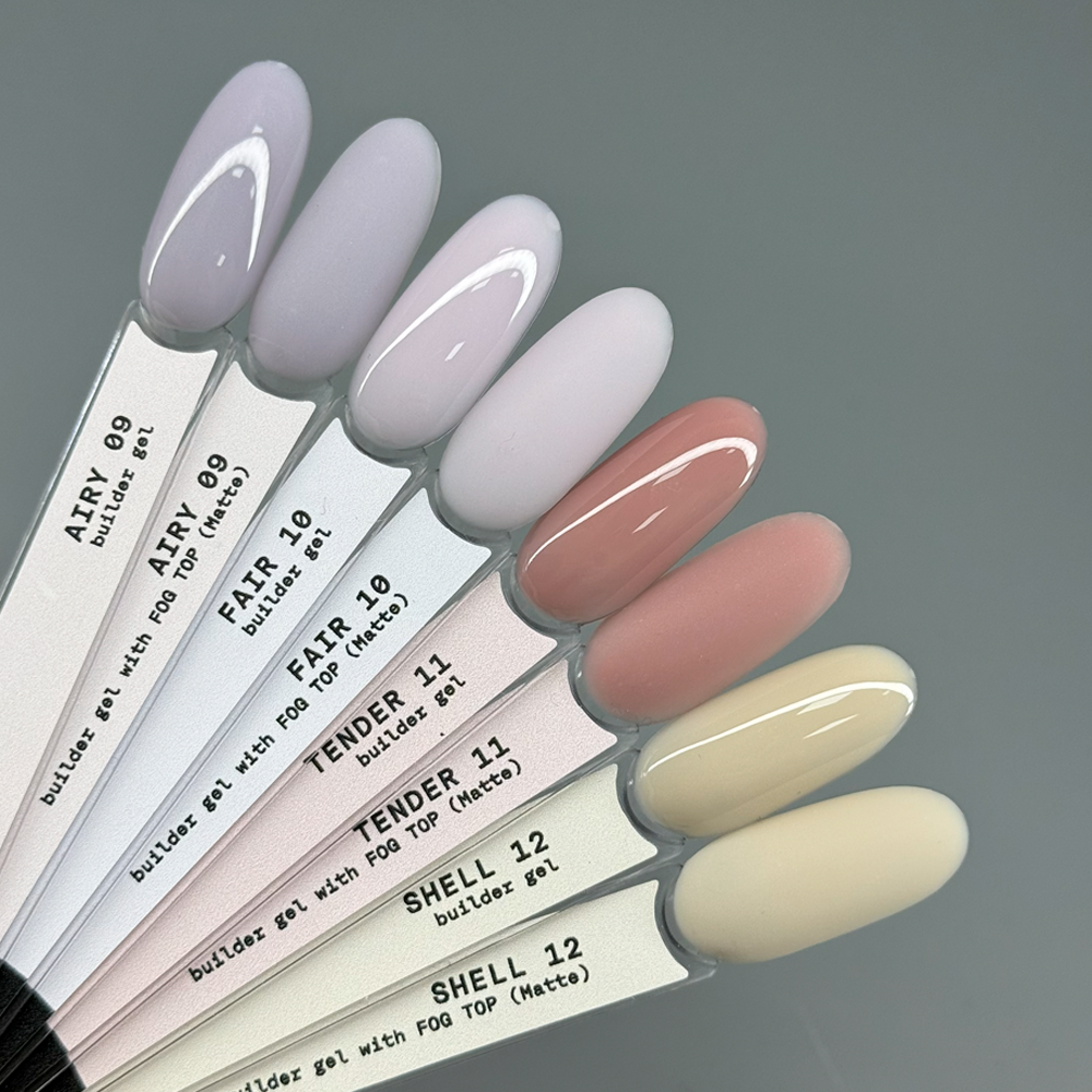 Гель моделирующий Biblioteka Builder Gel №09 Airy Воздушный 15 мл, фото 4