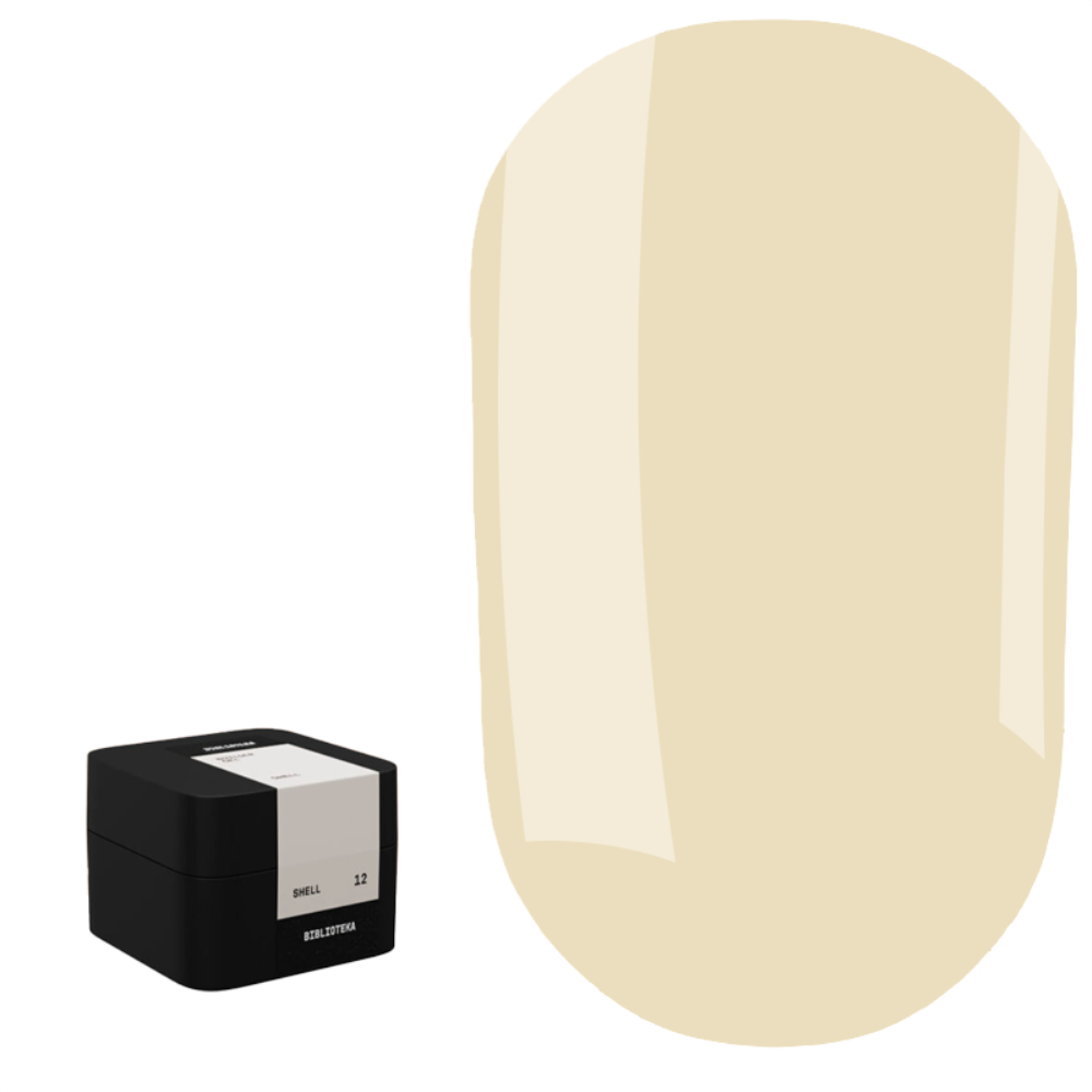 Гель моделирующий Biblioteka Builder Gel №12 Shell Мушля 15 мл, фото 1