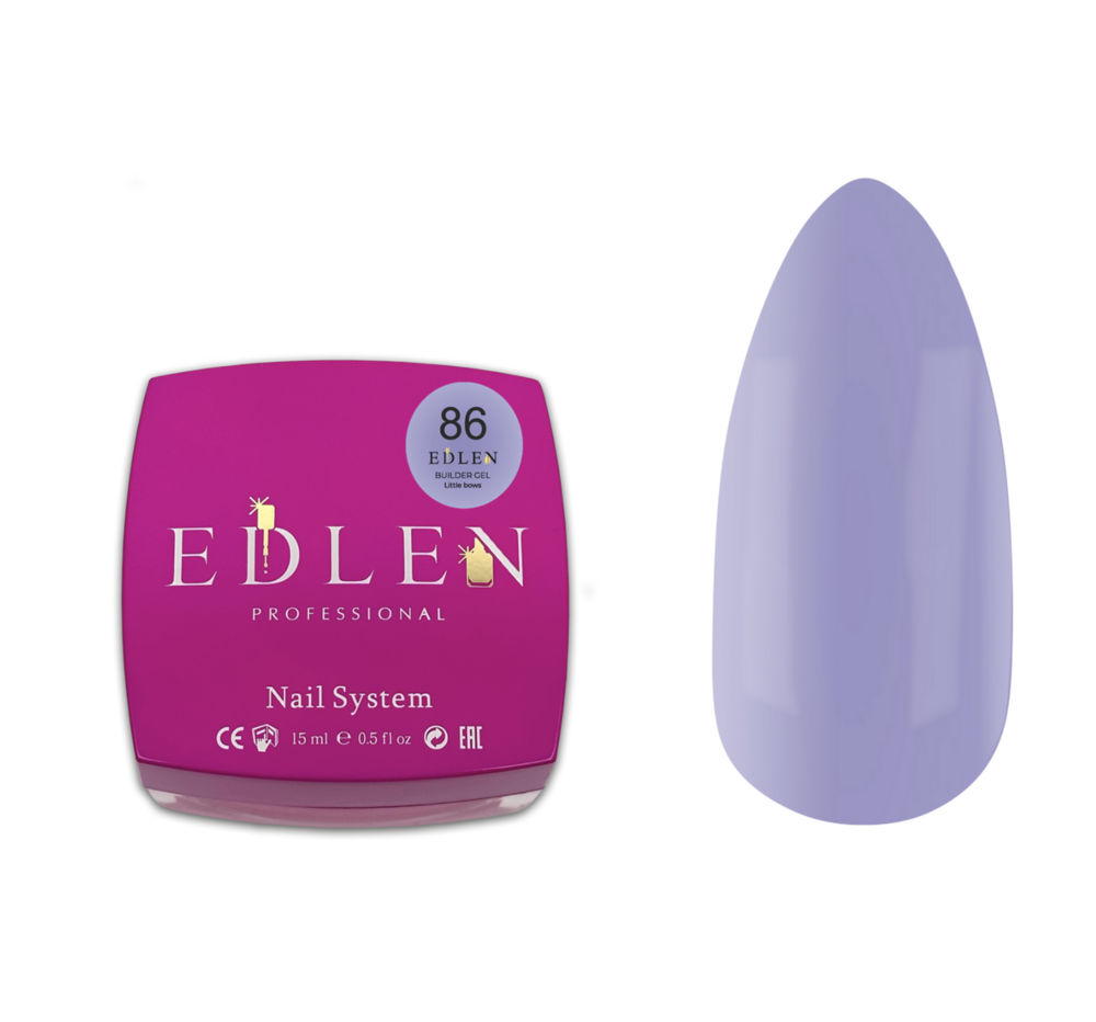 Гель моделирующий Edlen Little bows №86 15 мл, фото 1