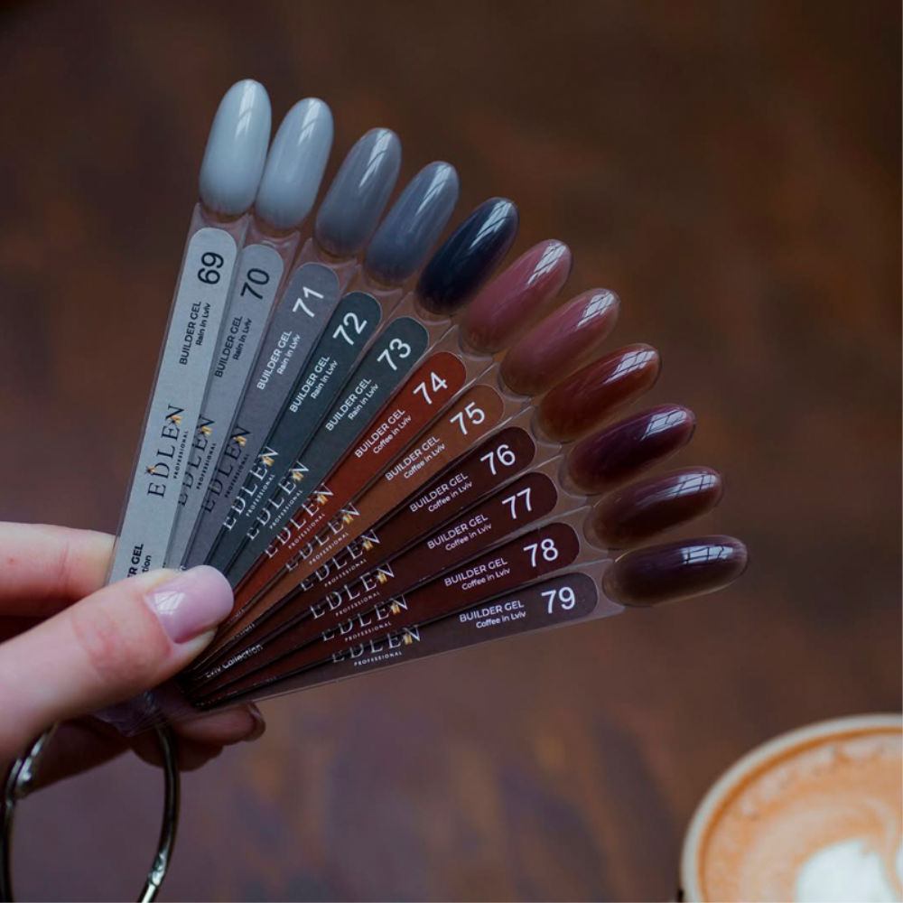  Гель моделирующий Edlen Coffee in Lviv №76 (сменный картридж) 15 мл, фото 3