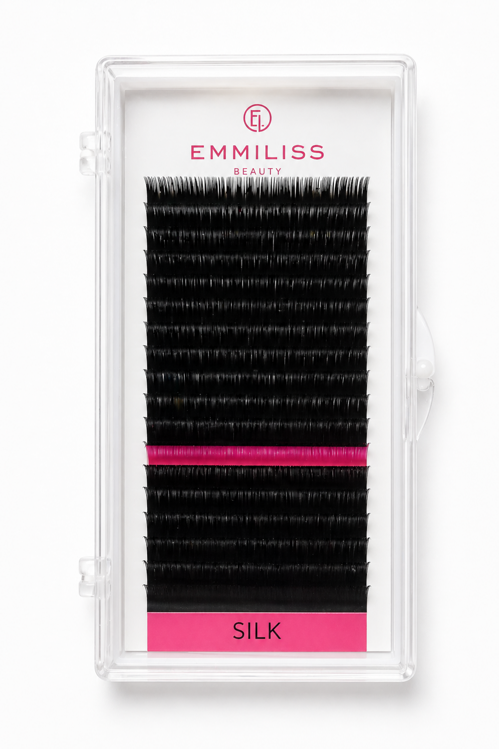 Ресницы Emmiliss   Pink черные 21 линий Mix L+ 0.07 7-13 мм, фото 5