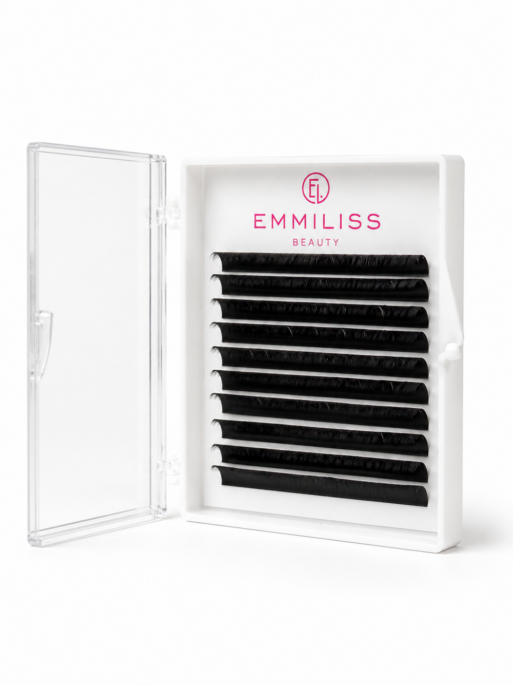 Вії Emmiliss чорні 10 ліній M 0.10 9 мм, фото 3