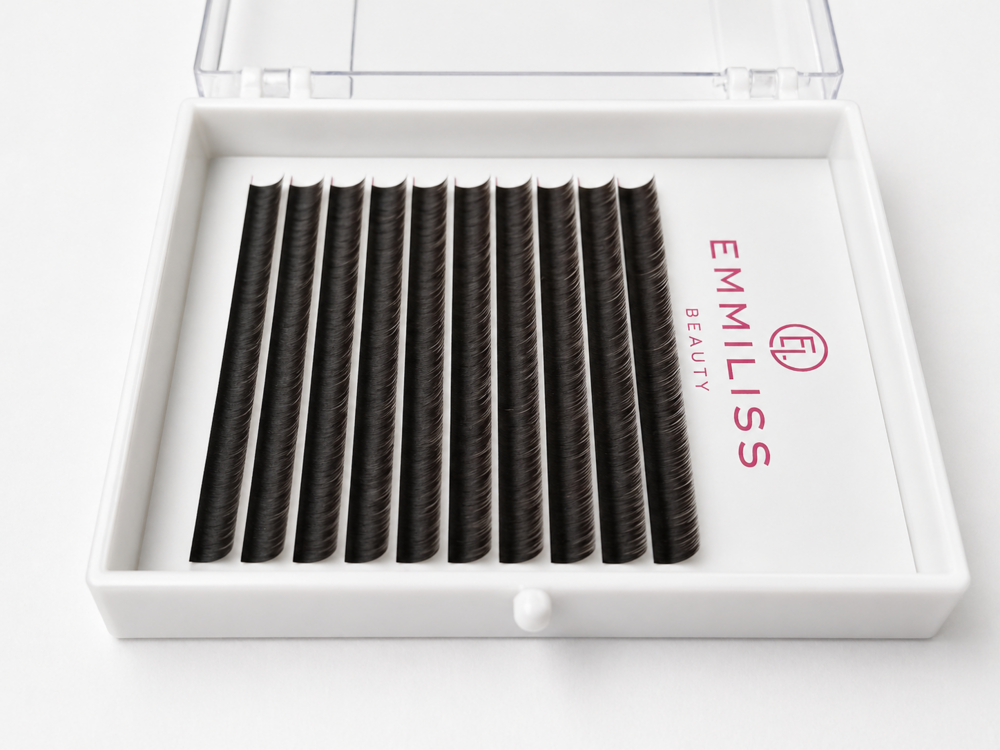 Ресницы Emmiliss темний шоколад 10 линий C 0.07 10 мм, фото 2