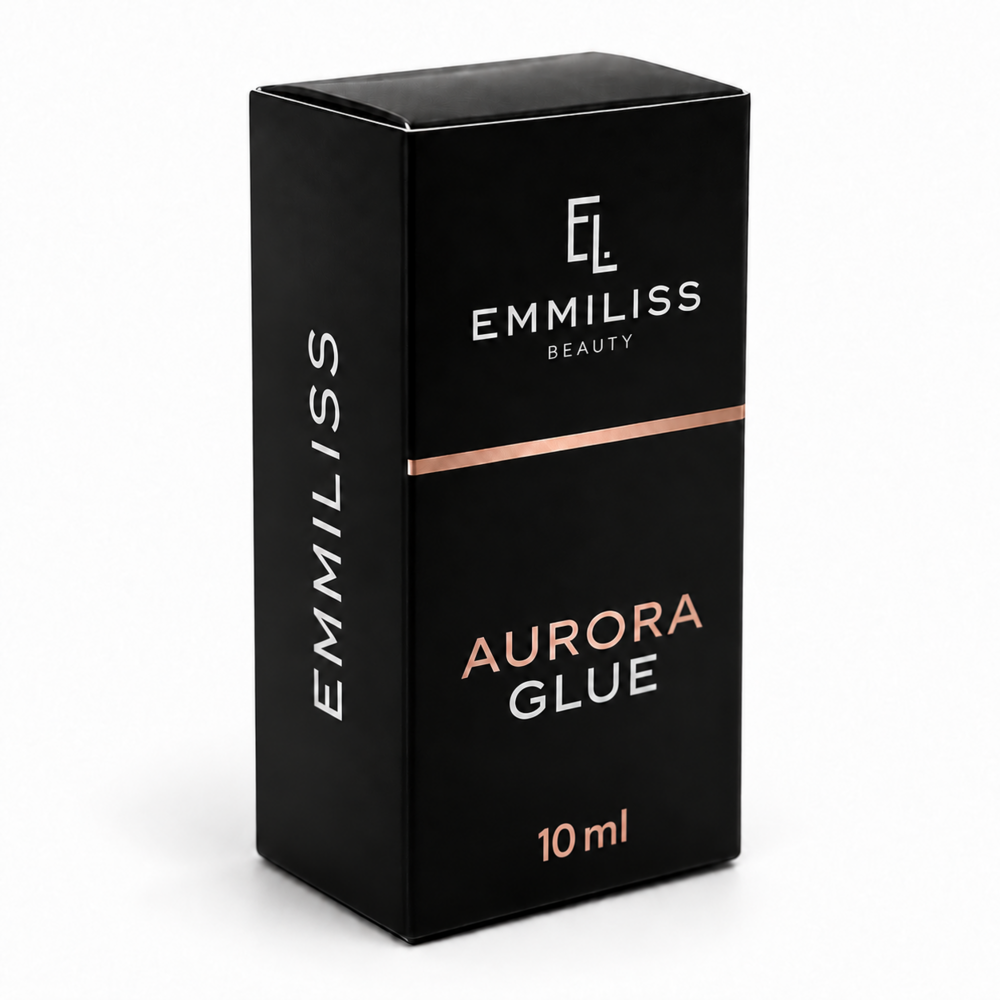 Клей для нарощування вій Emmiliss Aurora 1-2 с 10 мл чорний, фото 4