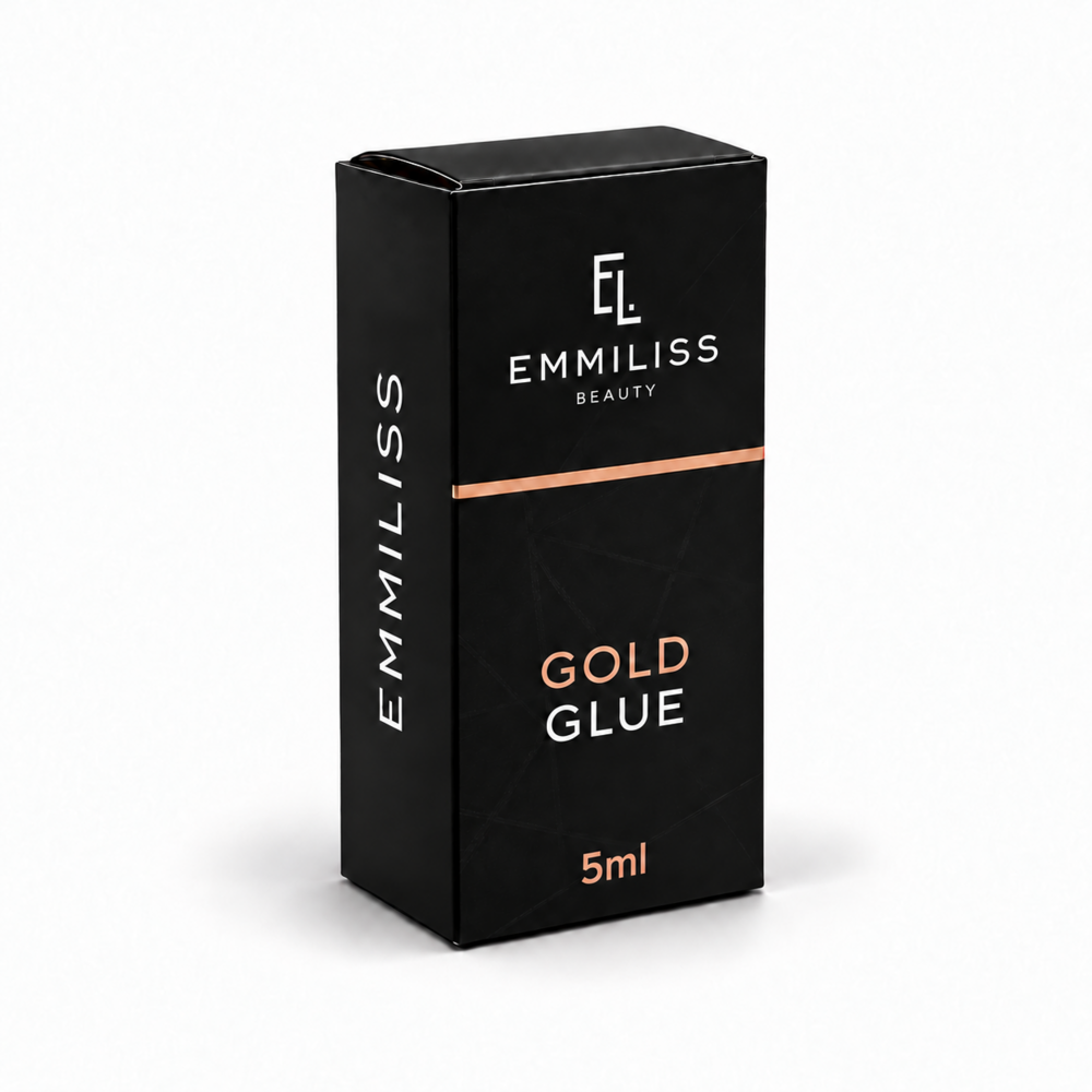 Клей для нарощування вій Emmiliss Gold 0.5 с 5 мл чорний, фото 1